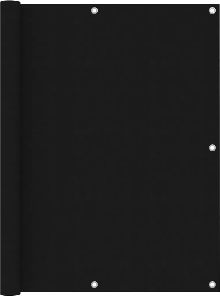 Telo Copri Ringhiera Nero 120x500 Oxford | Stop Sguardi Indiscreti - 1