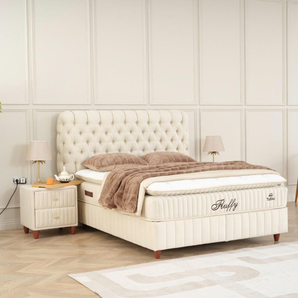 Boxspringbett 180 x 200 Comfort Betten mit Matratze inkl. Topper Stauraumbett 180x200 Boxbett 180x200 Doppelbett 180x200