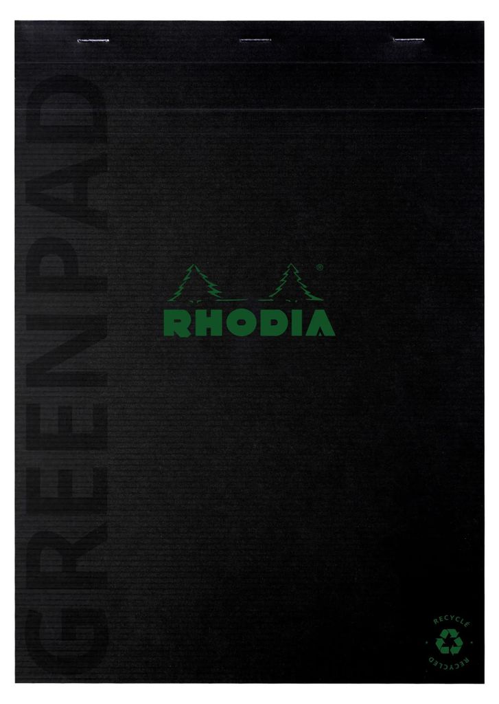 Rhodia 5x Block A4+ 350 g/m2, Nr. 19, 70 Bl kariert, 90 g/m2 Schwarz 19991C