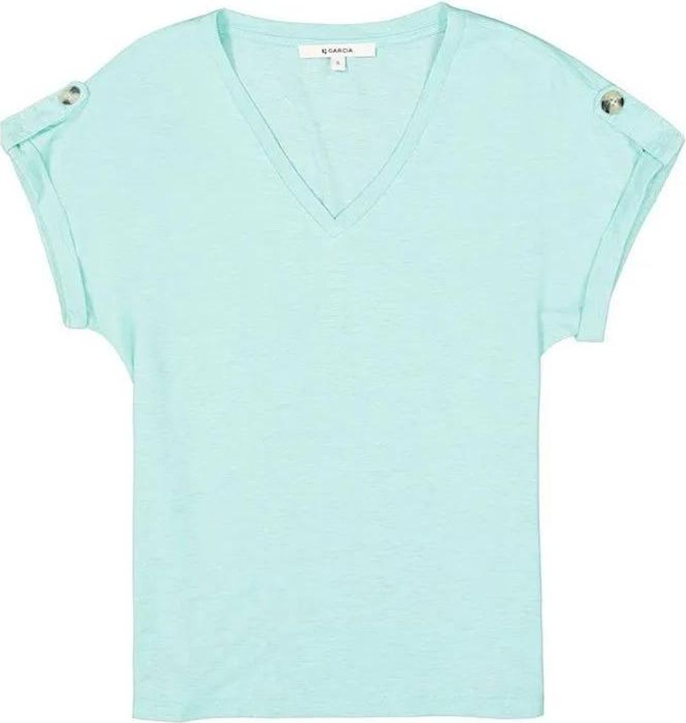 Garcia D50003 Kurzarm-t-shirt Blau S Damen Blau S