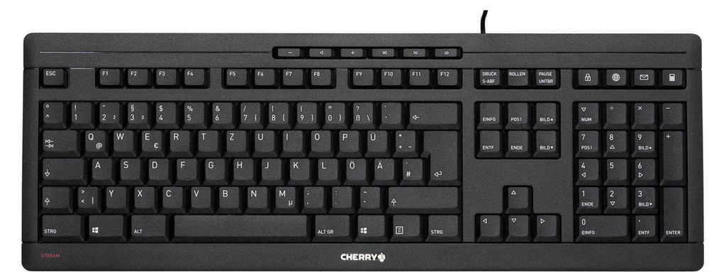 CHERRY STREAM JK-8500 - Tastiera - USB - Tedesco - Immagine del prodotto 
