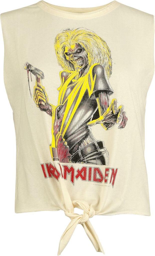 Iron Maiden Top Damen Amplified Collection - Killers weiß XL