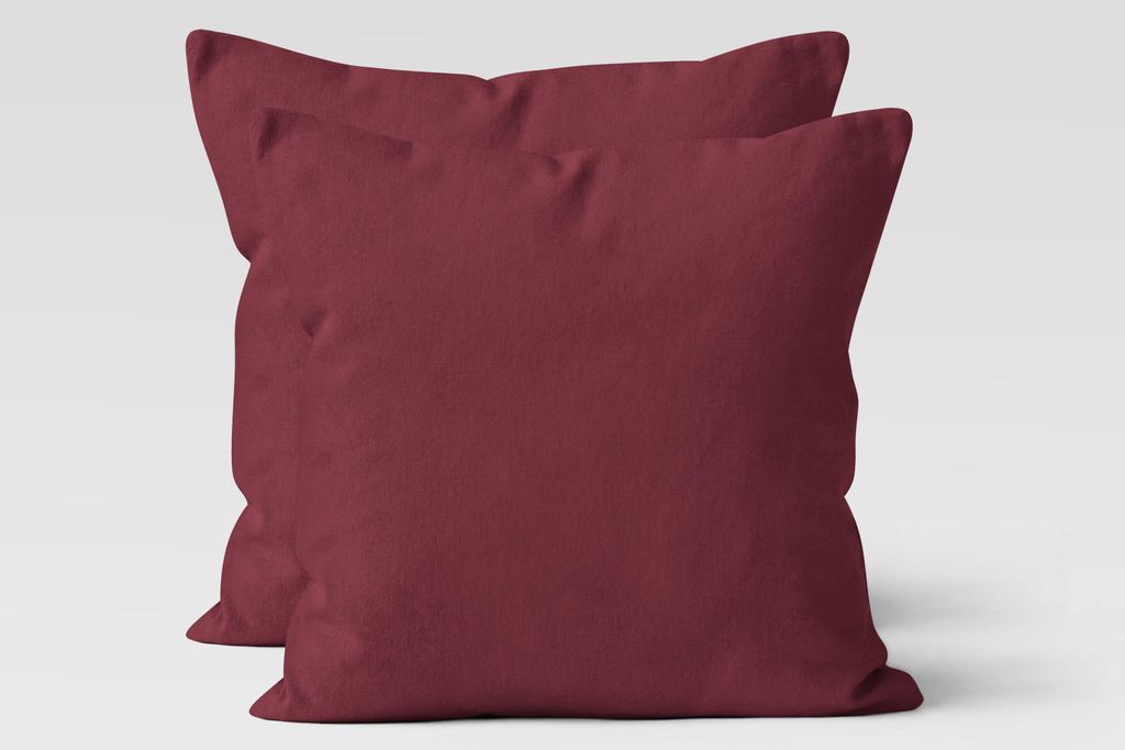 2er Set Renforcé UNI Kissenhüllen 80x80 cm Kopfkissen Produktbild 