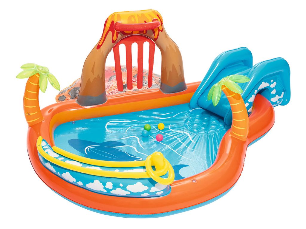 Lava Lagoon aire de jeux gonflable 265 x 265 x 104 cm Image du produit 