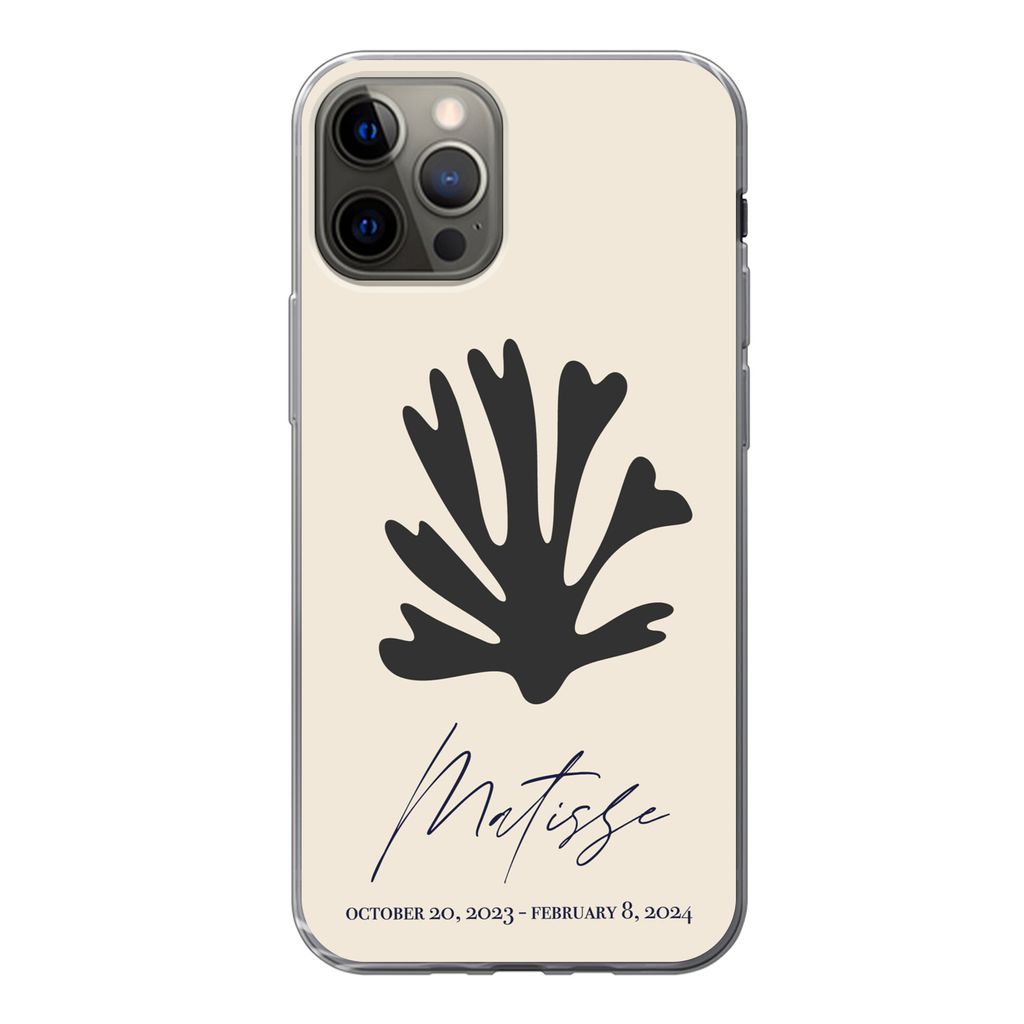 MuchoWow Handyhülle Schutzhülle Hülle für iPhone 13 Pro Blumen - Abstrakt - Matisse Silikon Softcase Handy Hülle - Handy-Tasche
