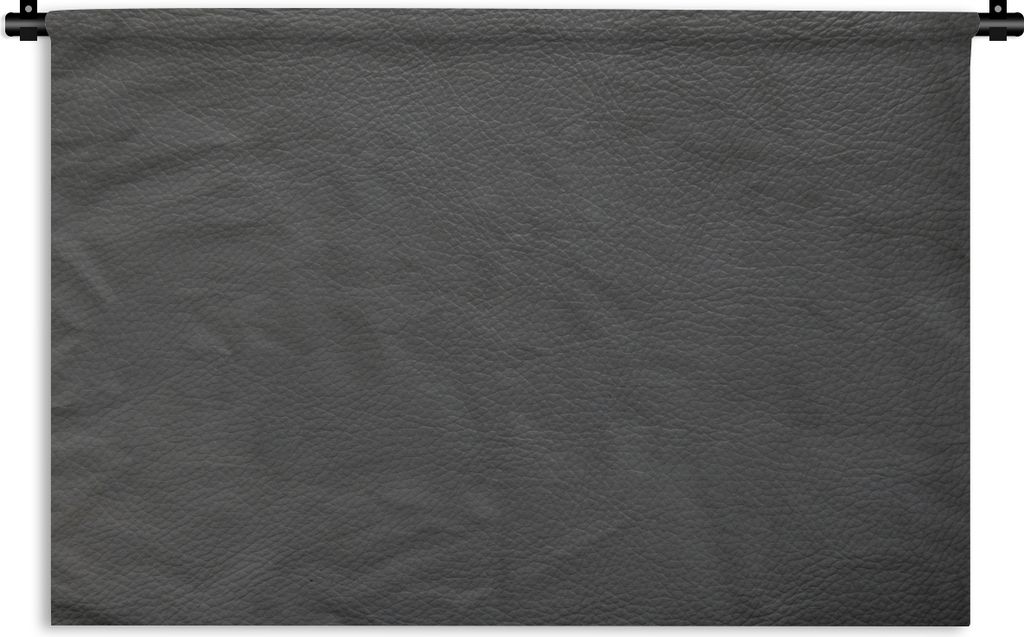 MuchoWow Wandteppich Wandbehang Leder - Strukturiert - Lederoptik - Grau 60x40 cm Tapisserie Dekoration Wandtuch - Wanddekorationen