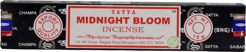 Satya Räucherstäbchen Midnight Bloom 1x15g indische Duftmischung