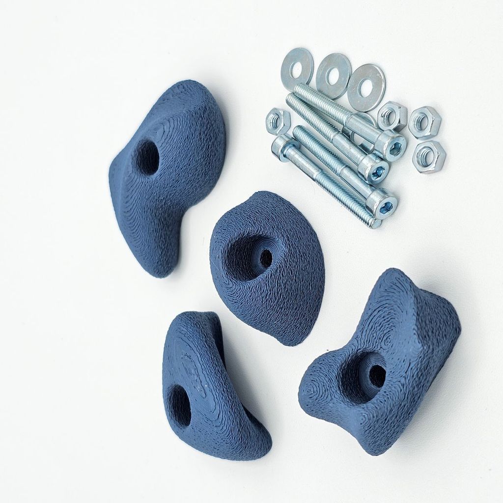 Knobs Türgriff / Schrankknauf in Klettergriffform (4er-Set)