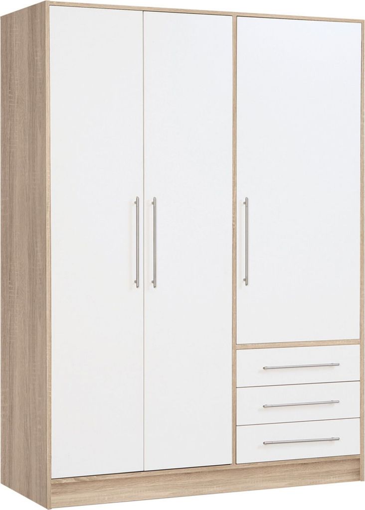 Furniture24 Drehtürenschrank Jupiter Kleiderschrank Schlafzimmerschrank Universalschrank