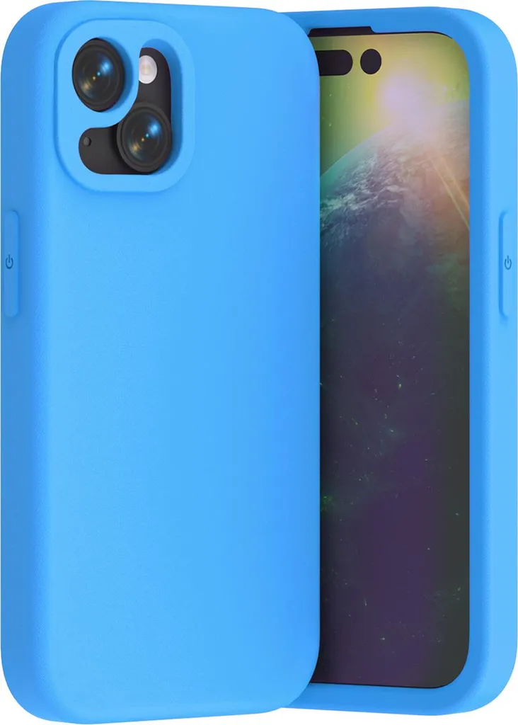 Cover protettiva in EVA morbida per iPhone 14, custodia antiurto, cover anti-shock leggera Blu - 1