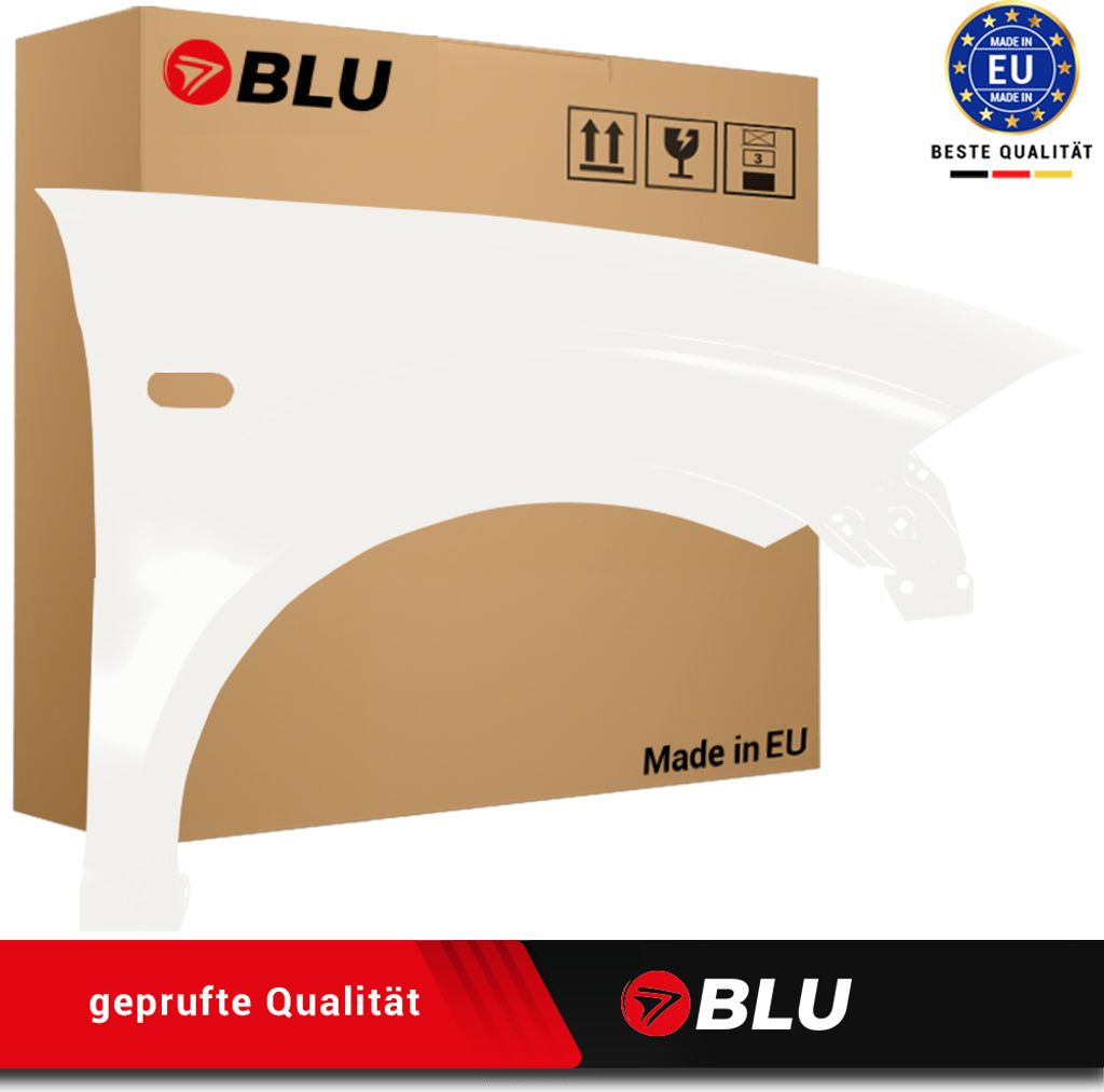 BLU Błotnik pasujący do Seat Altea 5P1/5P5 LB9A Prawy Biały Zdjęcie produktu 