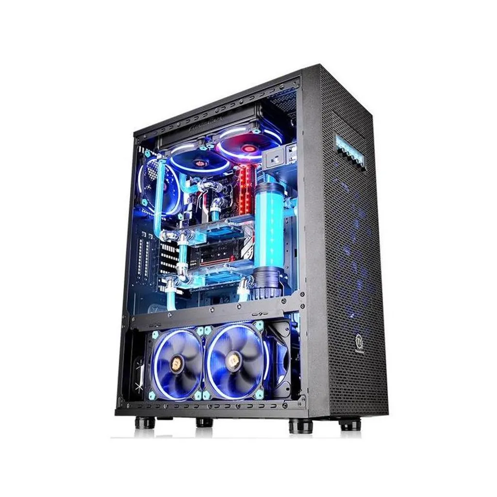 Thermaltake Core X71 TG Boîtier Grand Tour en Verre Trempé Noir Noir