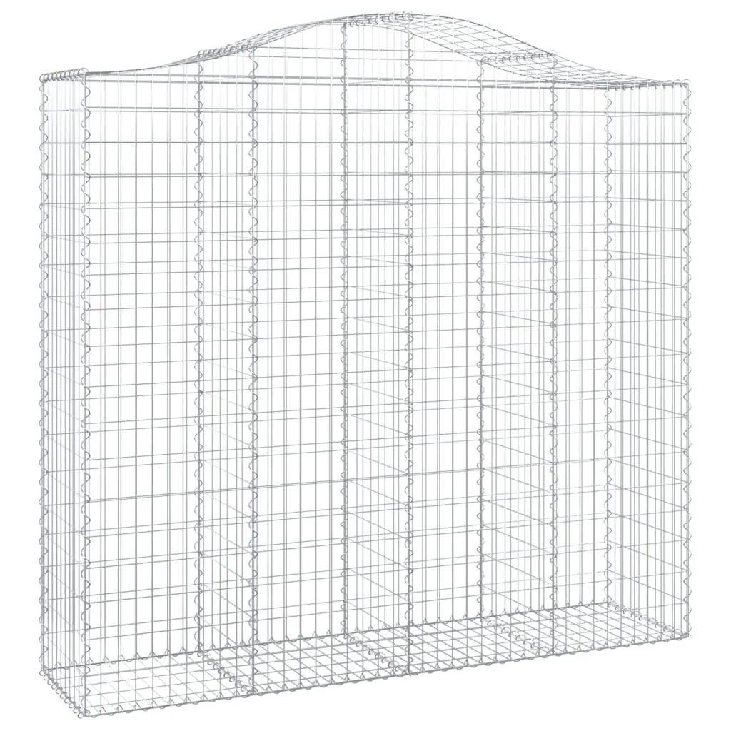 Arche de jardin en gabion 200x50x200 cm idéal pour mur de soutènement