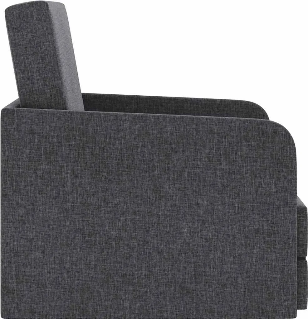 Fauteuil-lit Extensible Gain de Place Gris - Solution Couchage Invité Rapide - 5