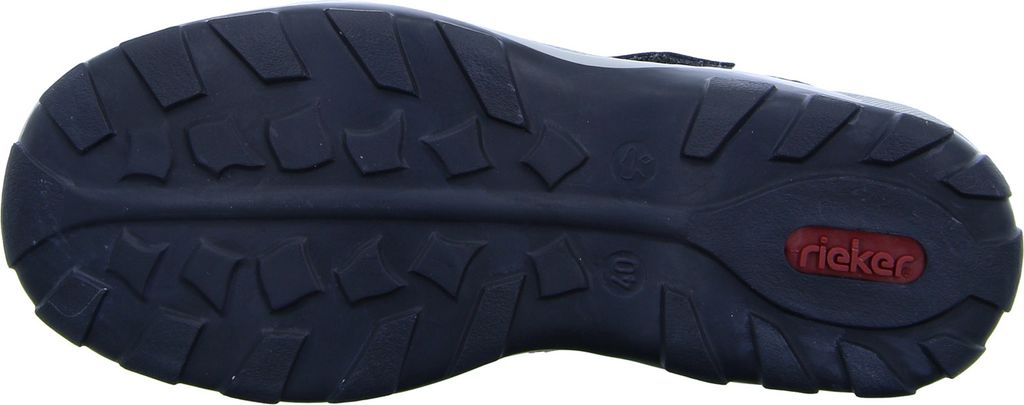 Rieker Herren Klett Halbschuh durchbrochen dunkelblau 44 Produktbild 5
