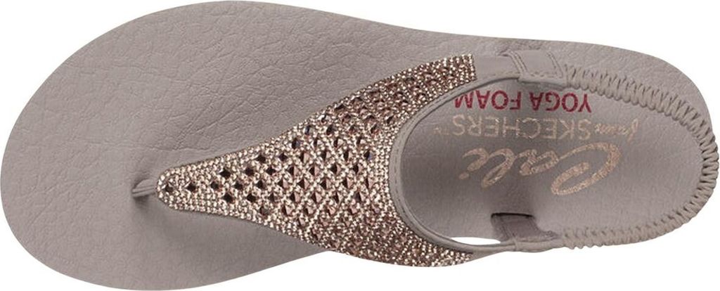 Skechers Damen Sandalette in Grau, Größe 40 Produktbild 5
