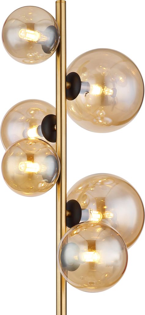 Globo Lighting Lampadaire métal noir mat, 6x G9 LED Image du produit 