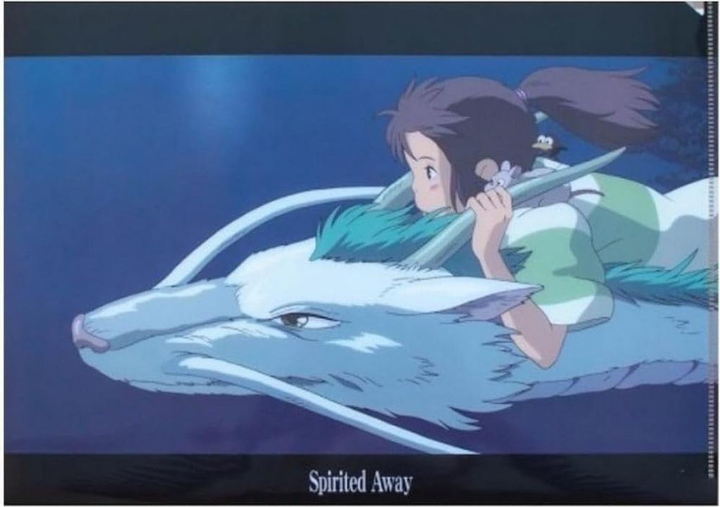 Spirited Away - "On The Dragon" Ordner CD2093 (Einheitsgröße) (Bunt)