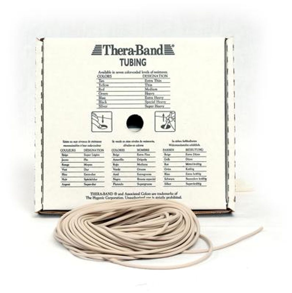 Thera-Band 7,50m Tubing Tubes BEIGE Extra Dünn