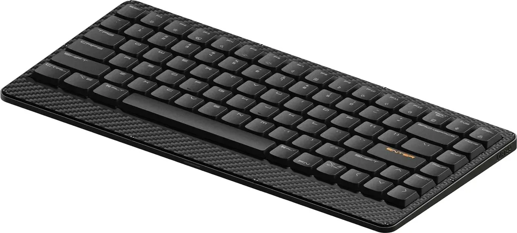 Clavier bas Lofree Edge en carbone avec touches mécaniques réactives
