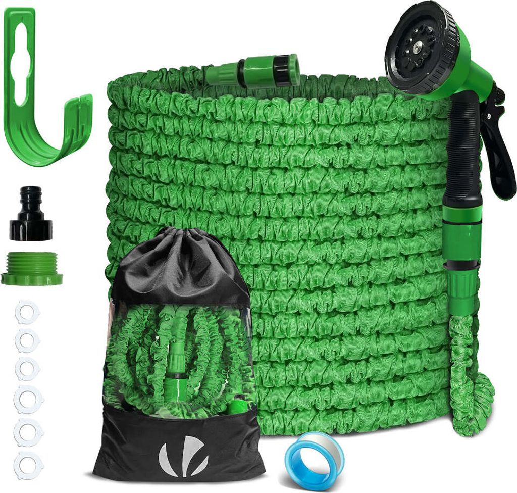 VOUNOT® Flexibler Gartenschlauch 30m, Flexibel Produktbild 