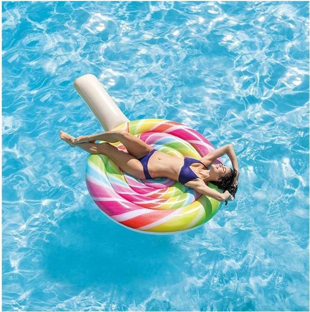 Intex 58771EU Aufblasbare Hotdog-Luftmatratze – XXL Hot Dog Vinyl Matte Für Pool, Meer Und Garten – Fotorealistisches Design, 173x76x20 Cm, Tragkraft 100 Kg Intex Luftmatratze Hotdog