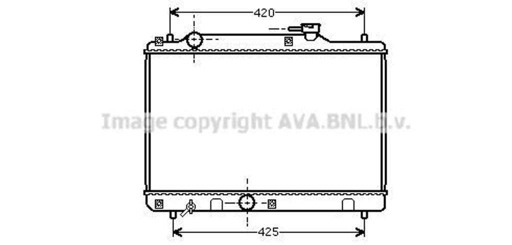 PRASCO SZ2034 Kühler Wasserkühler Motorkühler für SUZUKI BALENO (EG) BALENO Schrägheck (EG)
