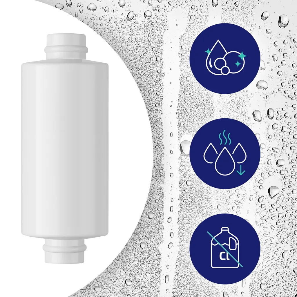 Upgrade Doccia AquaFloow | Filtro 20 Stadi per Capelli da Copertina - 4