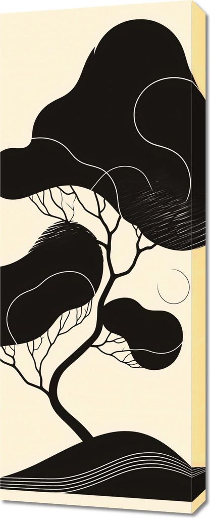 Bild 40x100cm Echo des Windes