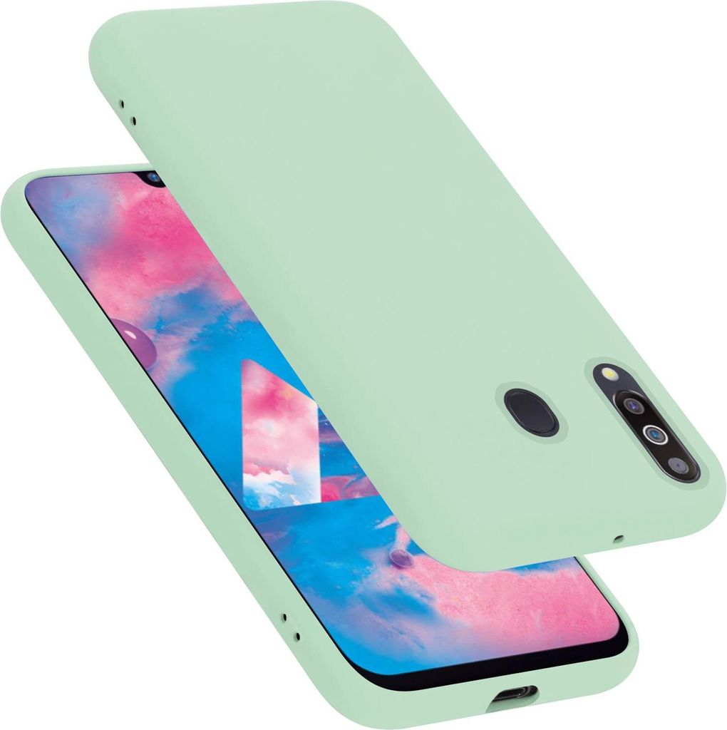 Cadorabo Schutzhülle für Samsung Galaxy M30 / A40s Hülle in Grün Handyhülle Case Cover TPU Etui