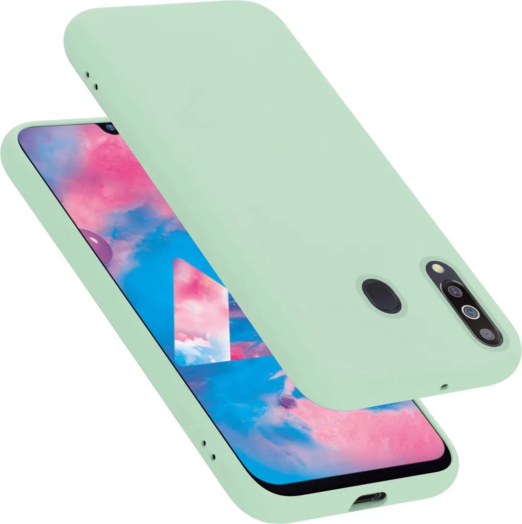 Cadorabo Cover Samsung M30 A40s Verde - Custodia Protettiva Anti-Urti