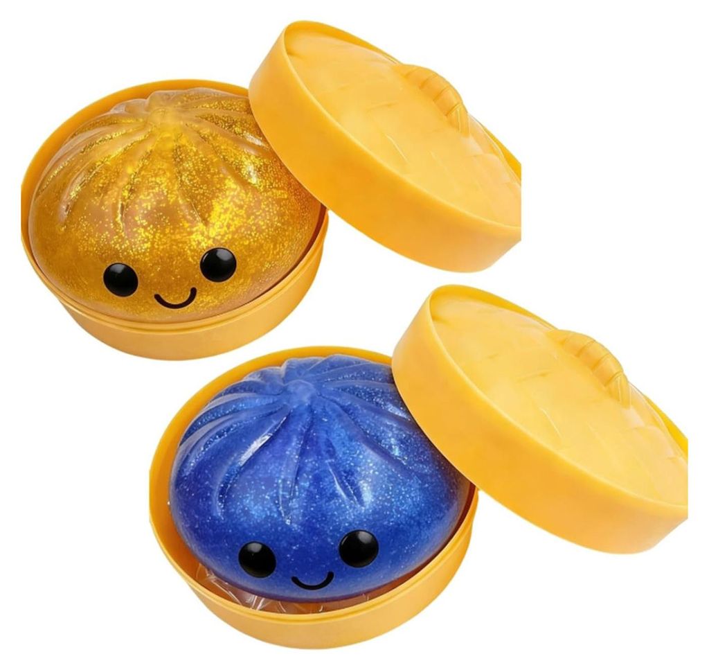 Quetschspielzeug in Form eines gedämpften Brötchens, weiches TPR-Fidget-Spielzeug, sensorischer Stressabbau, niedliches, langsam aufsteigendes De...