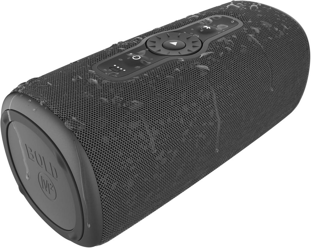 Bold M2, mit 24 Uhr spielzeit, Wasserdichter (IP67) Tragbarer musikbox Bluetooth, Party Mode,Lautstärkeregelungsring,Tiefe Bässe, Kräftige Lauts...