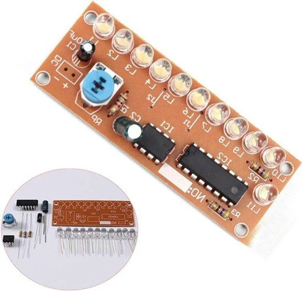 Kit stroboscope électronique LED pour exercices de soudure et écoles