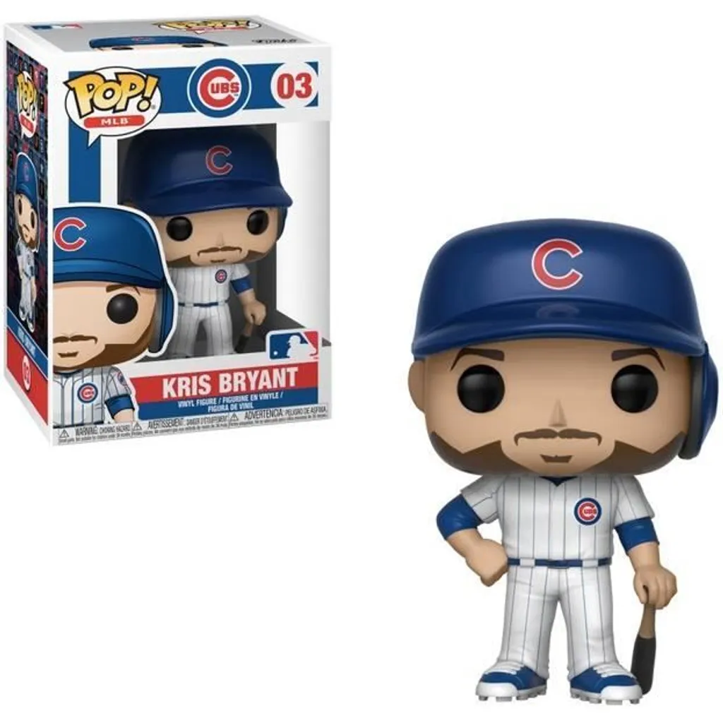 Complétez votre Collection MLB : Pop! Kris Bryant n°05 Vinyle Authentique