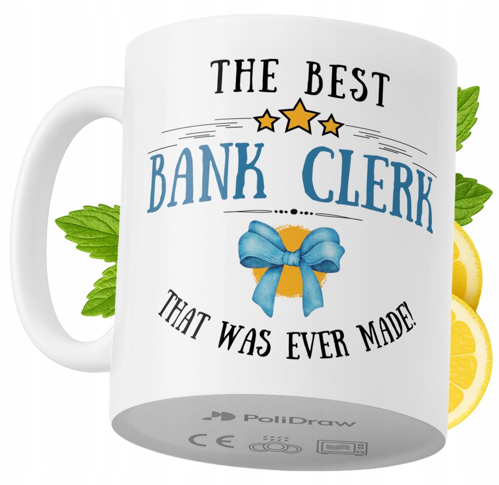 Lustige Kaffeetasse mit witzigem Textdesign für Bankangestellte - ideal für Geburtstage, Namenstage und Feiertage. Hochwertige Tasse für besonde...