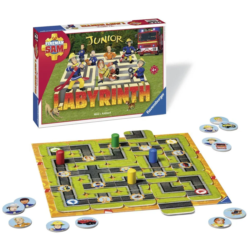 Sam le Pompier Junior Labyrinthe Ravensburger - Jeu de Société Enfant - 2