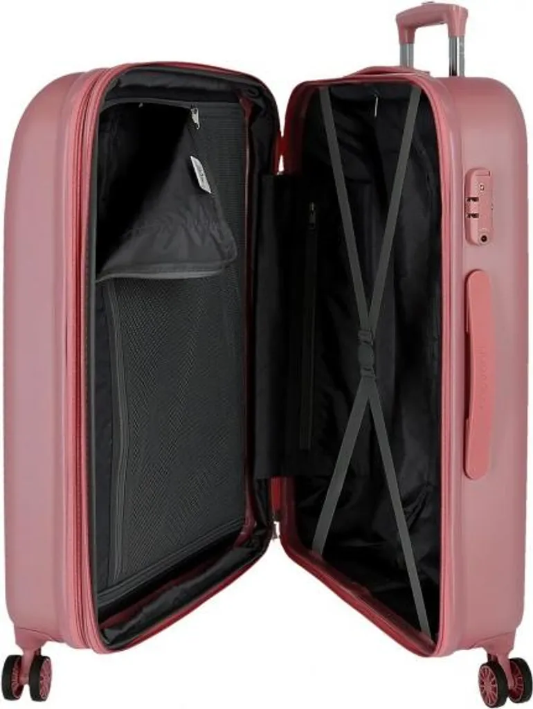 Valise rigide MOVOM Riga 108L rose à 4 roues multidirectionnelles - 5