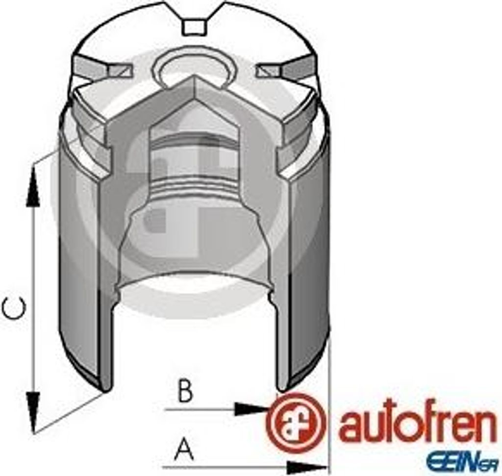 AUTOFREN SEINSA Bremssattel-Kolben für VW POLO (9N) 34mm Stahl