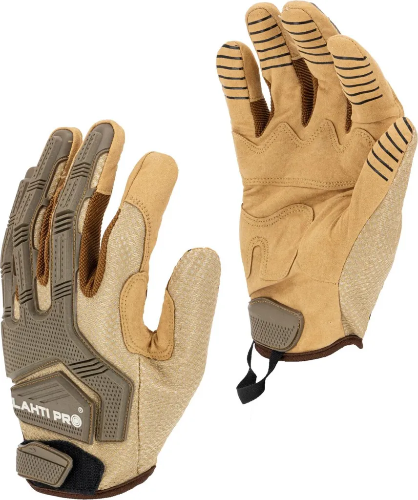 Gants de travail anti-écrasement TPR Marron L281511P Taille 11 CE