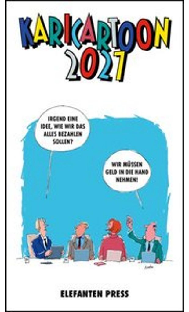 Buch Karicartoon Satire-Anthologie 2027, 48. Jahrgang – für Produktbild 