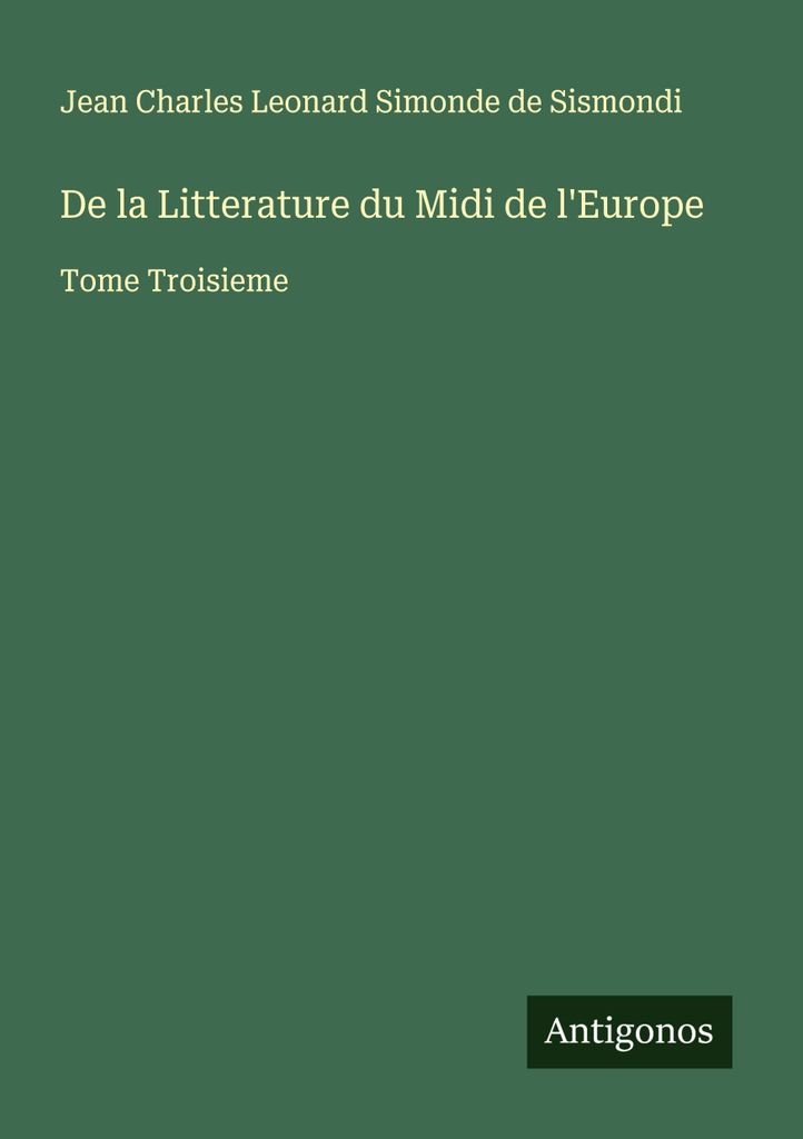 Aus der Literatur Südeuropas
