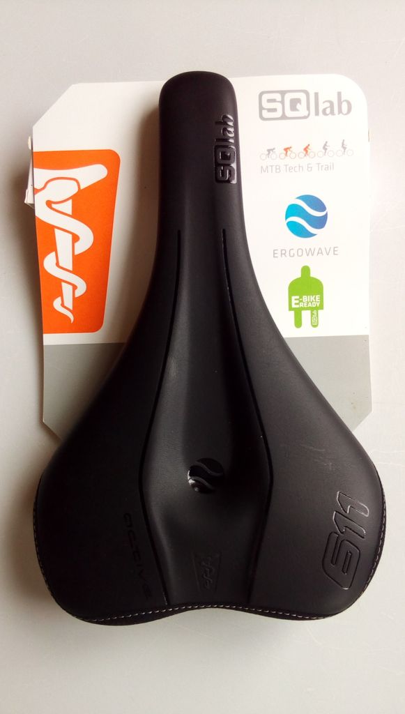SQLAB 611 Ergowave active 2.1, selle, 28x16x5,3cm, noir, Image du produit 