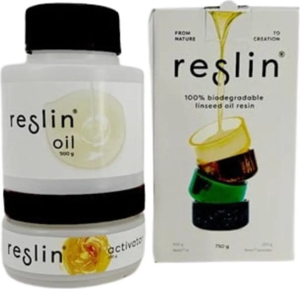 Set Resina Reslin 100% Biodegradabile 750g per Stampaggio Creativo