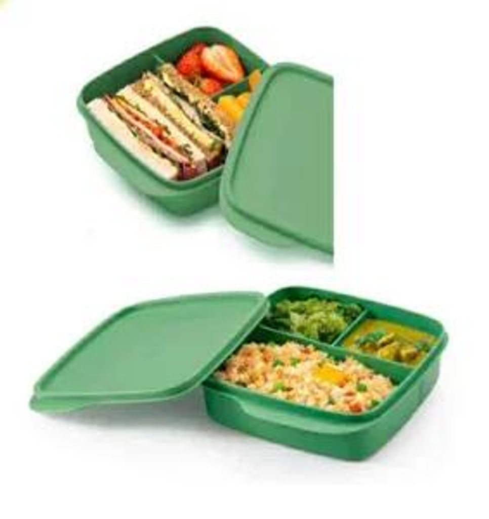 TUPPERWARE To Go Lunchbox Clevere Pause 550 ml Grün Produktbild 