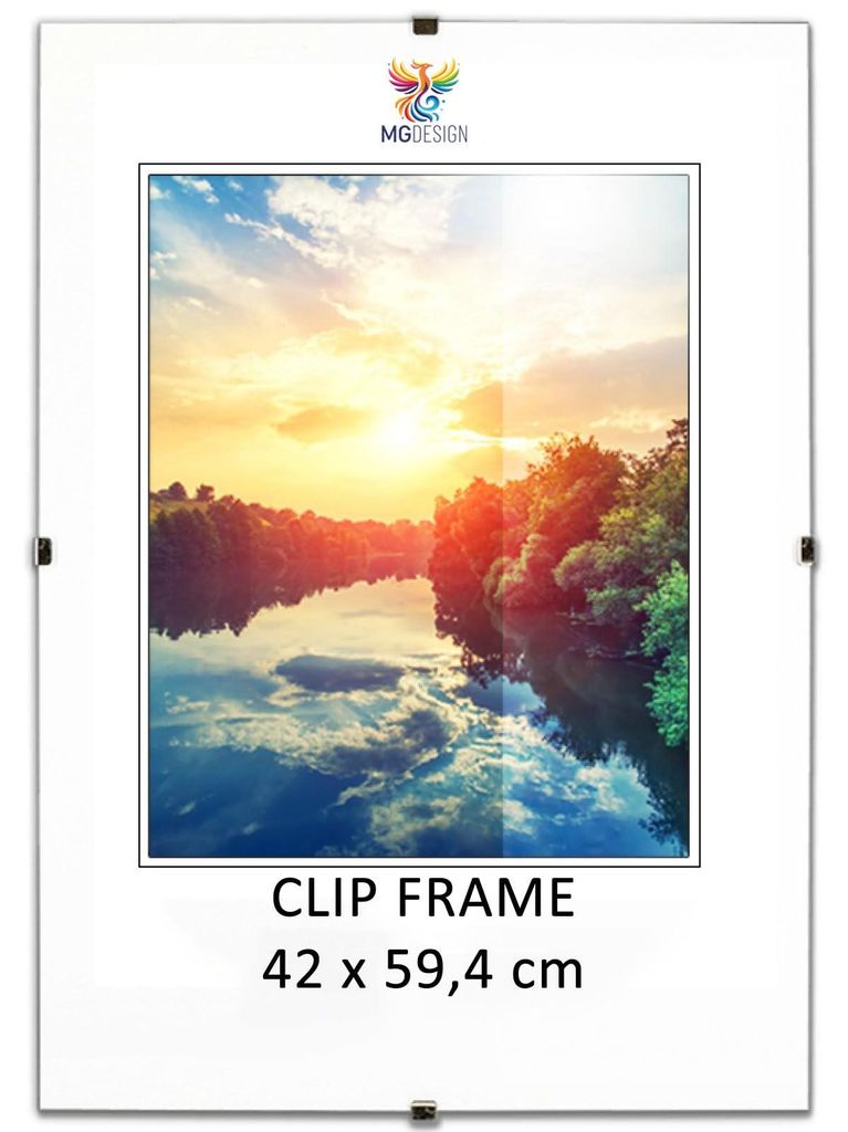 MG Design, rámeček A2, 42 x 59,4 cm – rámeček bez rámu s Obrázek produktu 