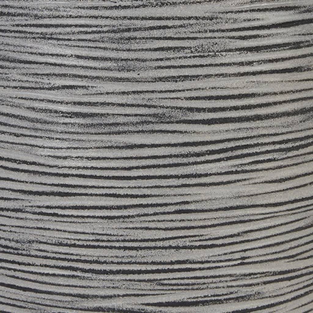 Capi Blumentopf Nature Rib Kugel 40 x 32 cm Anthrazit Produktbild 