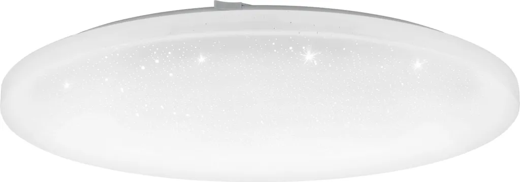 Grand Plafonnier LED Rond Blanc 55cm Eglo FRANIA-S 98448 Moderne