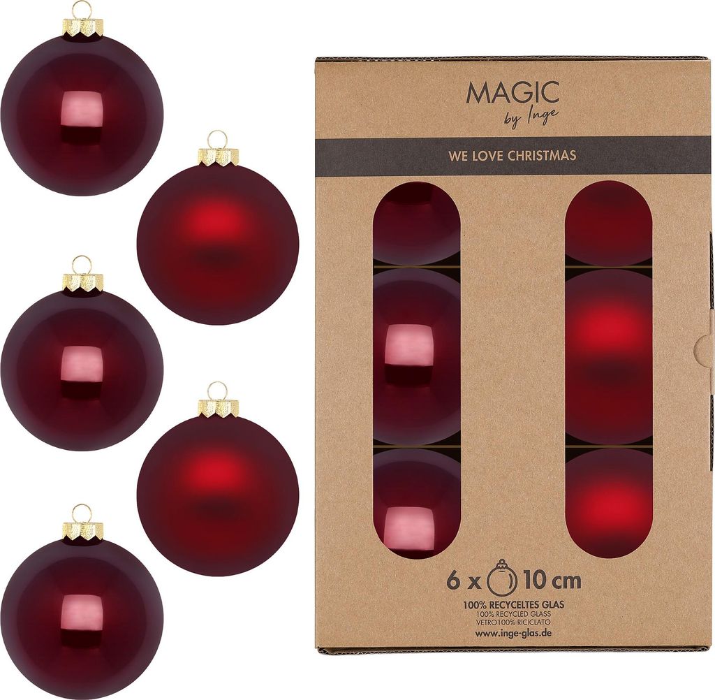 Inge‘s Christmas Decor 16392 P106, Kugel-Weihnachtsschmuck, Produktbild 