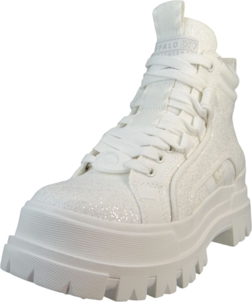 Buffalo Damen Boots ASPHA NC MID BLOOM weiss Gr. 39